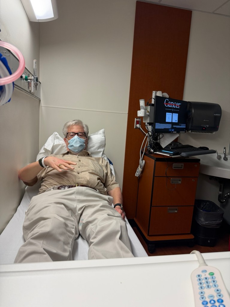 At the urgent symptoms clinic after my first MOGA infusion